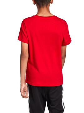 T-Shirt Adidas Trefoil Rouge