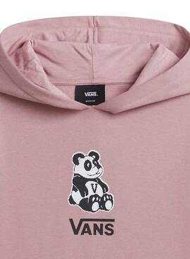 Sweat à capuche Vans Panda Rose pour fille