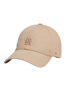 Casquette Tommy Hilfiger TH beige pour femme