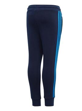 Survêtement Adidas Crew Set Bleu Enfante