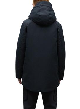 Veste Ecoalf Parko Noir pour homme