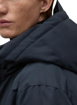 Veste Ecoalf Parko Noir pour homme