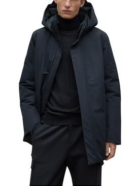 Veste Ecoalf Parko Noir pour homme