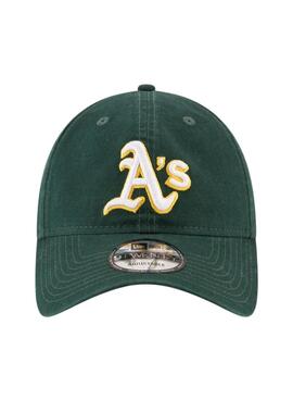 Casquette New Era Oakland Athletics Core Classic verte pour homme et femme
