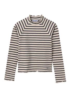 Pull Mayoral Rayé Gris pour fille