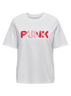 T-shirt Only Celia Blanc pour femme