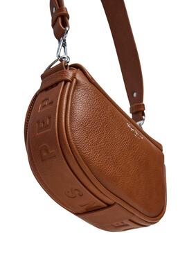 Sac Pepe Jeans Crisha Marron pour femme