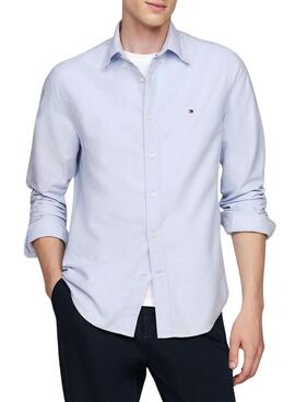 Chemise Tommy Hilfiger Oxford bleue pour homme