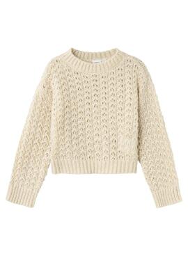 Pull Name It Osigna Beige pour fille