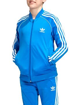 Veste adidas superstar bleu new arrivals