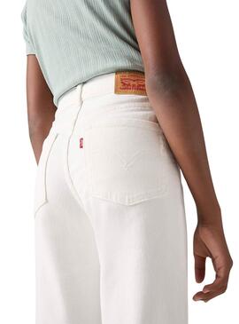 Jean Levis 726 Flare Blanc pour fille