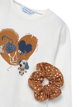 T-shirt Mayoral Love Punk Coletero pour fille