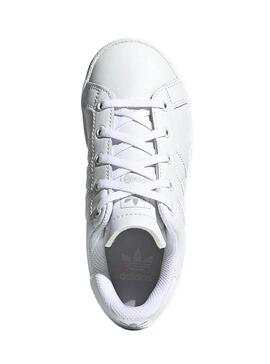 Baskets Adidas Coast Star White Fille et Enfante