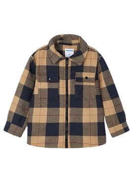  Veste Mayoral À Carreaux Marron pour garçon