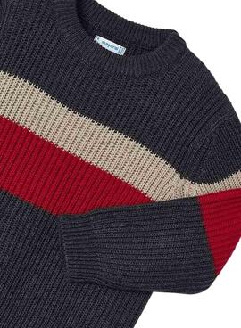 Pull Mayoral rayé crayon pour garçon