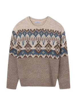 Pull Mayoral Jacquard Bordure pour fille
