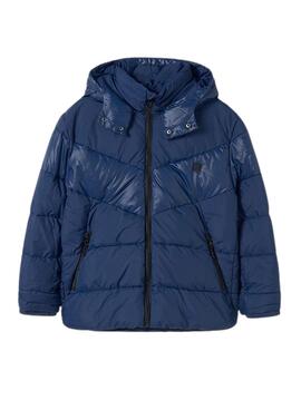Manteau Mayoral Brillant Bleu pour garçon