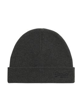 Bonnet Superdry Essential Logo grise pour homme