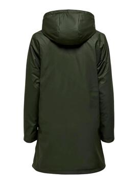 Imperméable Only Sally Vert pour femme