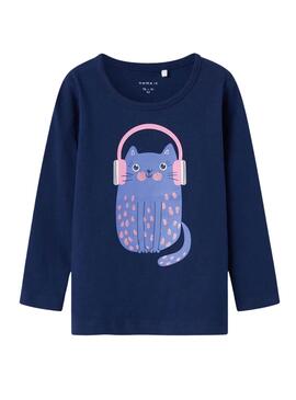 T-shirt Name It Olisia Bleu pour fille
