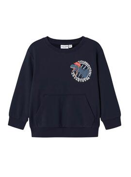 Sweat Name It Vugo Bleu Foncé pour garçon