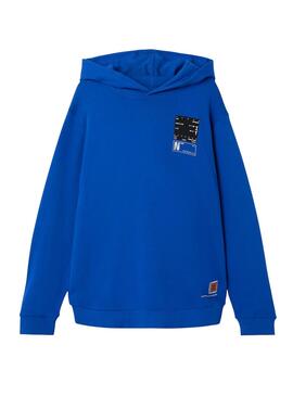 Sweat Name It Obando Bleu Brillant pour garçon