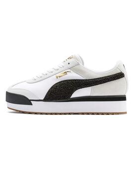 Baskets Puma Roma Love Heritage Blanc Femme