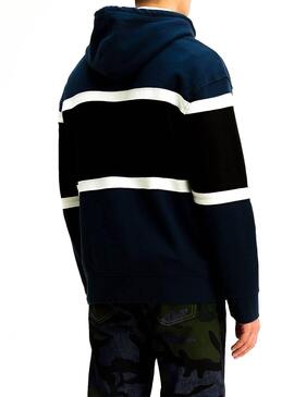 Sweat Levis Pieced Hoodie Bleu Pour Homme