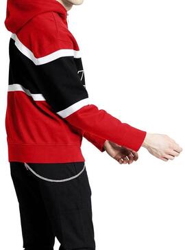 Sweat Levis Pieced Hoodie Rouge Pour Homme