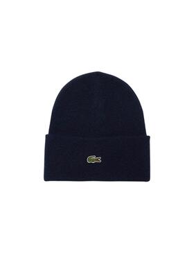 Bonnet Lacoste bleu marine pour homme