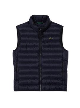 Gilet Lacoste Matelassé Marine pour hommes
