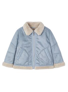 Veste Réversible Mayoral bleu clair pour fille