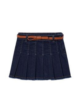 Jupe en Jean avec Ceinture pour Fille Mayoral