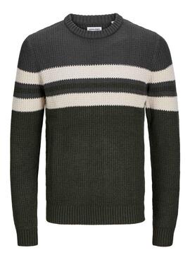 Pull Jack and Jones Sander Vert pour garçon