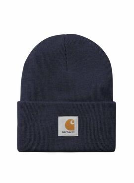 Bonnet Carhartt Watch bleu marine pour femme et homme