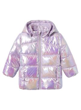 Doudoune Name It Molina Brillante Violet pour fille