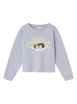 Sweat-shirt Name It Frevo Lilas pour filles