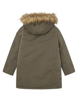 Parka Pepe Jeans Vania Verte pour filles