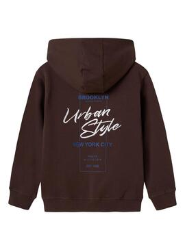 Sweat-shirt Name It Remmos Marron pour garçons