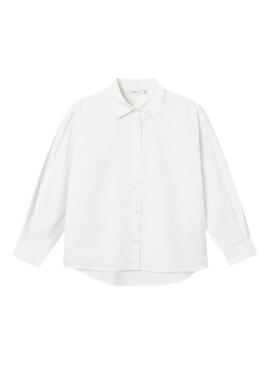 Chemise Name It Froplina Blanc pour filles