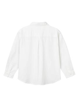 Chemise Name It Froplina Blanc pour filles