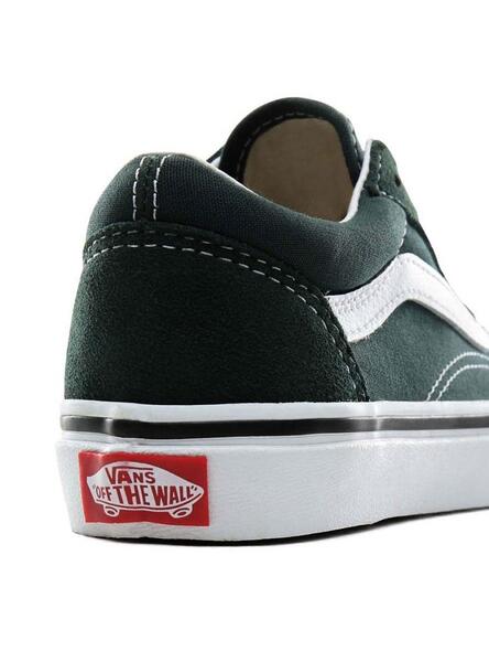 vans old skool vert sapin femme