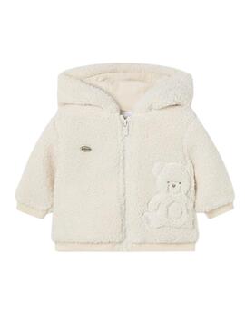 Sweat Mayoral Fausse Laine Crème pour bébé