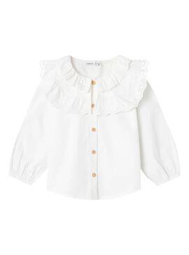 Chemise Name It Frahilla Blanc pour fille
