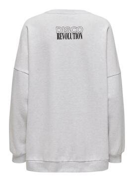 Sweat Only Daze Gris pour femme