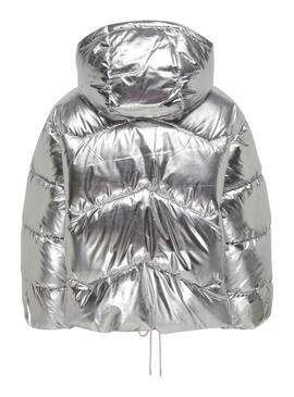 Veste Only Matelassée Pearl Argent pour femme