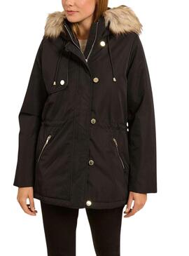 Parka Naf Naf Bupark Noir pour femme