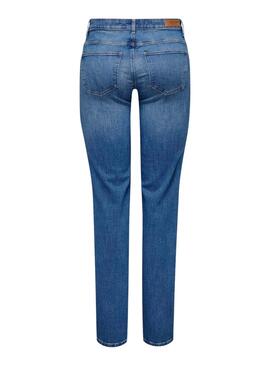 Jean Only Ann Droit Bleu pour femme