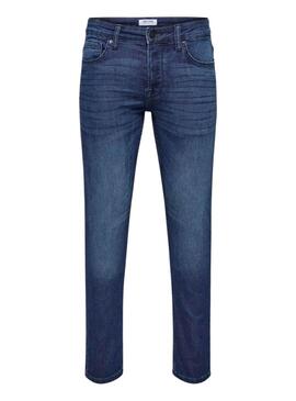 Jean Only and Sons Loom Slim bleu pour homme