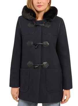 Manteau Naf Naf Diena Marine pour femme